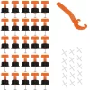 151Pcs Flat Ceramic Level Wedges Tile Spacers – টাইল লেভেলিং স্পেসারস