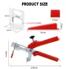 Tile Leveling System100/200pcs Set, 2mm, Plier & Spacers - টাইল লেভেলিং সিস্টেম
