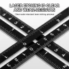 Aluminum Alloy Multi Angle Ruler Finder Measure Ruler with 2 Drill - অ্যালুমিনিয়াম মাল্টি-অ্যাঙ্গেল রুলার