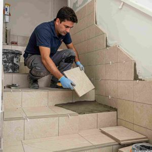 Stairs tiles fitting in BD